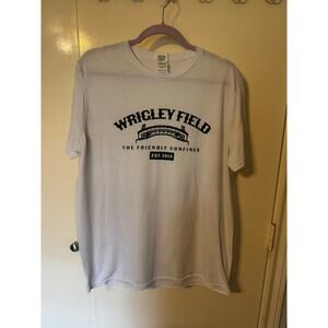 Wrigley Field Vintage T-shirt White Large Unisex